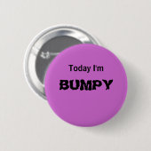 今日私はでこぼこ-気分ボタンです 缶バッジ (正面&裏面)