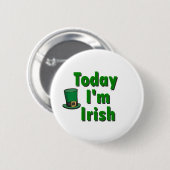 今日私はアイルランド語です 缶バッジ (正面&裏面)