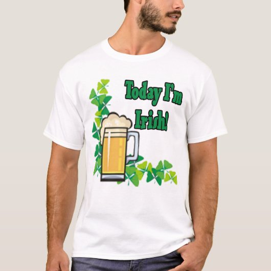 今日私はアイルランド語です Tシャツ (正面)