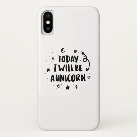 今日私はユニコーンです Case-Mate iPhoneケース (裏面)