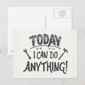 今日私は何でもしてもいいです ポストカード (正面/裏面)