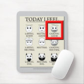 今日私は無秩序のよい感じます マウスパッド (マウス)