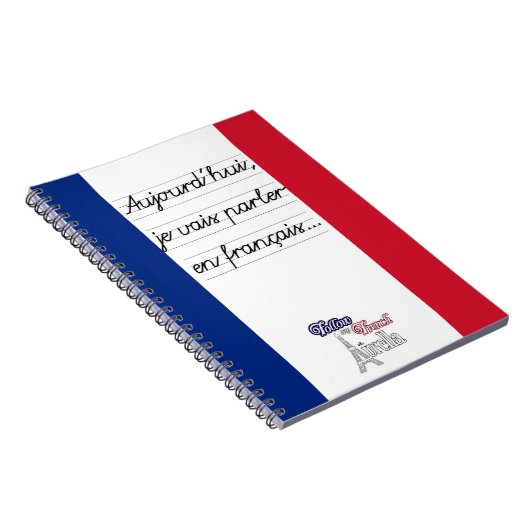 今日私は-大きいフランスのな1で話そうと思っています ノートブック (右側)