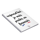 今日私は-大きいフランスのな2で話そうと思っています ノートブック (右側)