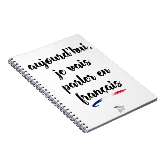 今日私は-大きいフランスのな2で話そうと思っています ノートブック (右側)