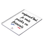 今日私は-大きいフランスのな2で話そうと思っています ノートブック (左側)