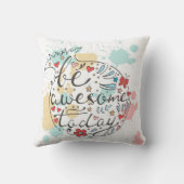 今日素晴らしいがあって下さい クッション (裏面)