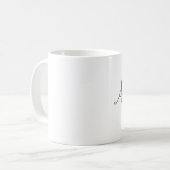 今日素晴らしいがあって下さい コーヒーマグカップ (正面左)