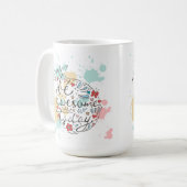 今日素晴らしいがあって下さい コーヒーマグカップ (正面左)