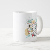 今日素晴らしいがあって下さい ジャンボコーヒーマグカップ (正面右)