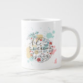 今日素晴らしいがあって下さい ジャンボコーヒーマグカップ (右)