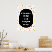 今日素晴らしは事が起こる ポスター (キッチン)