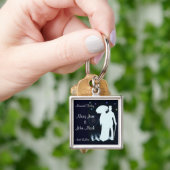 今日結婚した記念 キーホルダー (手)