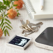 今日結婚した記念 キーホルダー (側面)