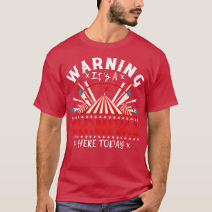 今日警告のCute Circus Staff Lのニバル Tシャツ