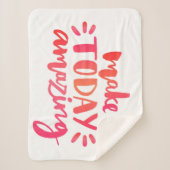 今日驚かせることを作って下さい シェルパブランケット (正面)