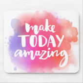 今日驚かせることを作って下さい マウスパッド (正面)