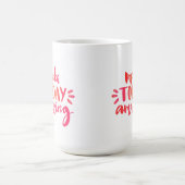 今日2つを驚かせることを作って下さい コーヒーマグカップ (中央)