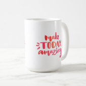 今日2つを驚かせることを作って下さい コーヒーマグカップ (正面右)