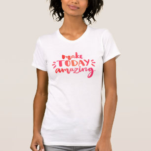 今日2つを驚かせることを作って下さい Tシャツ