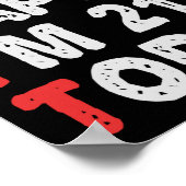 今日21stの誕生日ギフトアイディアでおもしろいすてきな ポスター (角)