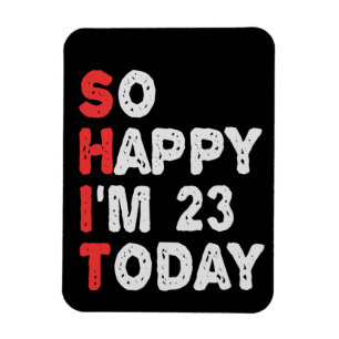 今日23日の誕生日ギフトのアイディアで幸せ マグネット