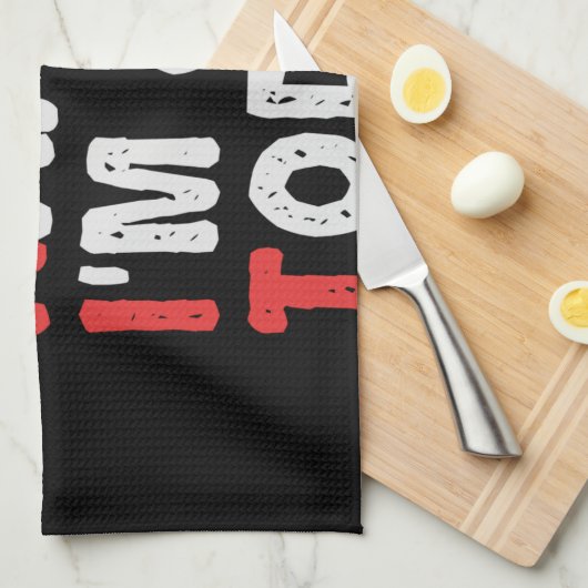 今日40thの誕生日ギフトのアイディアで幸せおもしろい キッチンタオル (四つ折り)