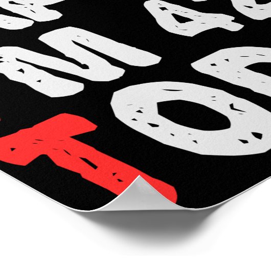 今日42回目の誕生日ギフトおもしろいアイディア ポスター (角)