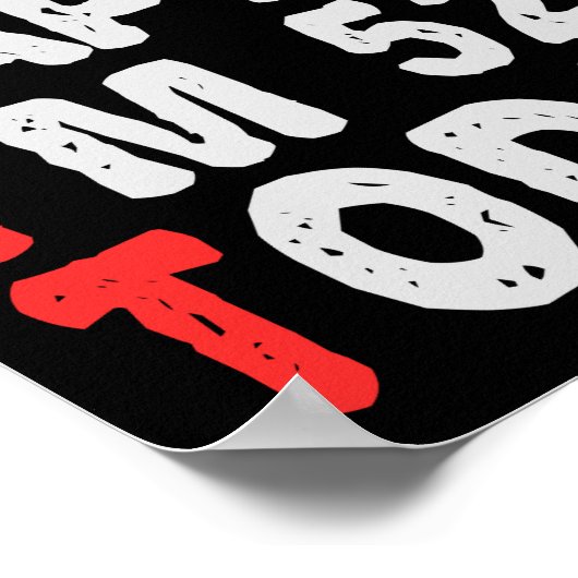 今日52回目の誕生日ギフトおもしろいアイディア ポスター (角)