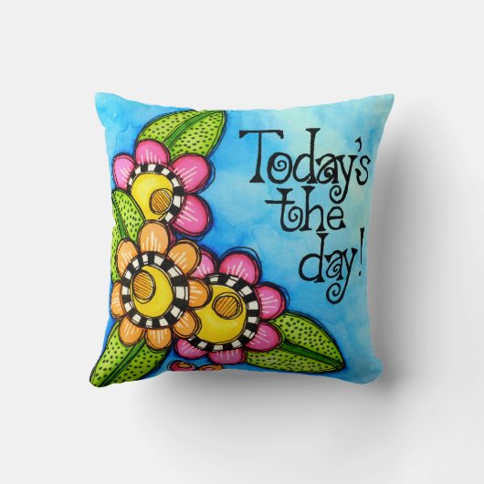 今日 クッション (裏面)