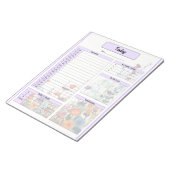 今日_咲き紫色の庭 ノートパッド (アングル)