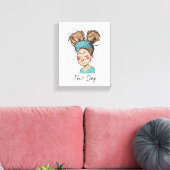 今日 |懸命時間 キャンバスプリント (インサイチュ (リビング))