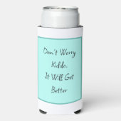 今日 |懸命時間 スリム缶クーラー (Seltzer裏面)