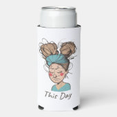 今日 |懸命時間 スリム缶クーラー (Seltzer正面)