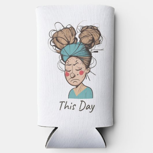 今日 |懸命時間 スリム缶クーラー (正面)