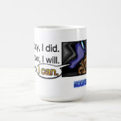 今日、私はできます。 Moonwillのマグ(気球とのV.2) コーヒーマグカップ (中央)