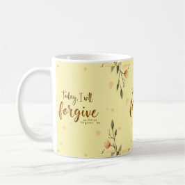 今日、私はキリストが私を許してくれると許す。 コーヒーマグカップ