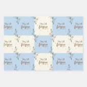 今日、私はキリストが私を許してくれると許す。 ラッピングペーパーシート (正面2)