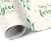 今日、私はキリストが私を許してくれると許す。 ラッピングペーパー (ロールコーナー)