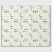 今日、私はキリストが私を許してくれると許す。 ラッピングペーパー (フラット)