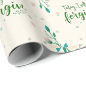 今日、私はキリストが私を許してくれると許す。 ラッピングペーパー (ロールコーナー)