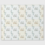 今日、私はキリストが私を許してくれると許す。 ラッピングペーパー (フラット)