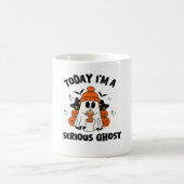 今日、私は深刻な幽霊コーヒーカボチャのハロウィーンだ コーヒーマグカップ (中央)