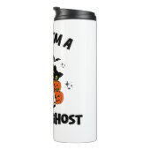 今日、私は深刻な幽霊コーヒーカボチャのハロウィーンだ タンブラー (回転右)