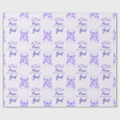 今日、私は神から平和来を選択する ラッピングペーパー (フラット)