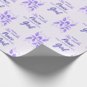 今日、私は神から平和来を選択する ラッピングペーパー (角)