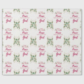 今日、私は神から平和来を選択する ラッピングペーパー (フラット)