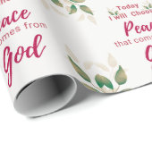 今日、私は神から平和来を選択する ラッピングペーパー (ロールコーナー)