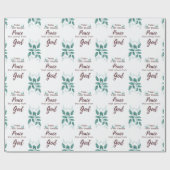 今日、私は神から平和来を選択する ラッピングペーパー (フラット)