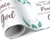 今日、私は神から平和来を選択する ラッピングペーパー (ロールコーナー)